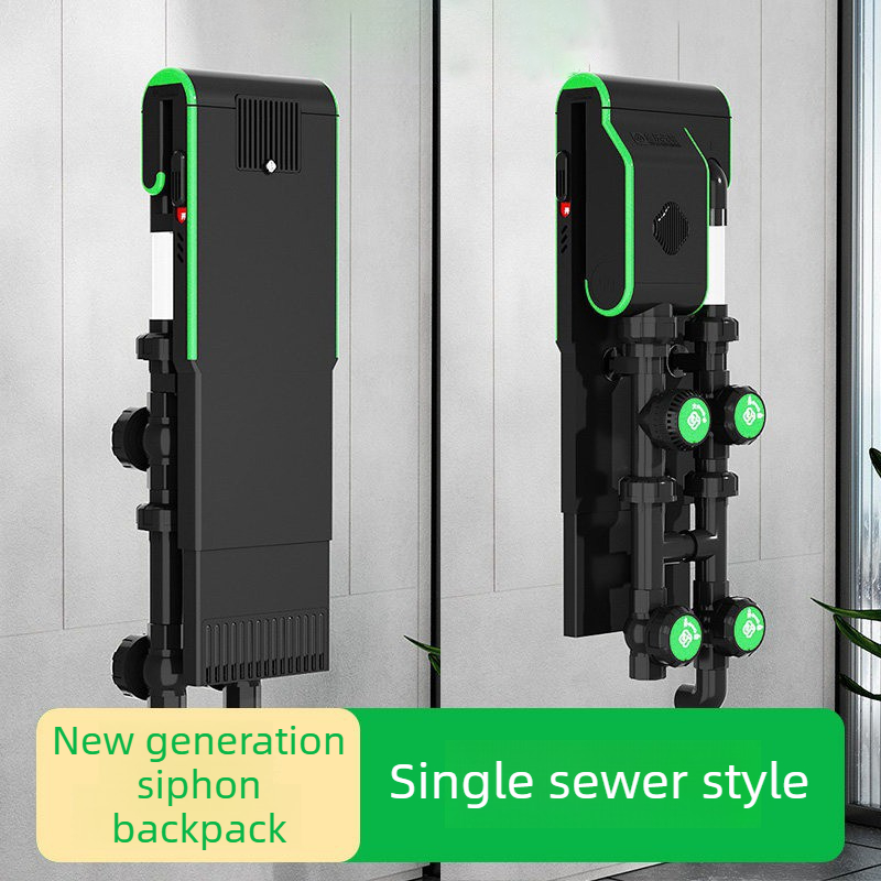 Marine Aquarium Overflow - Y1 Siphon Backpack Fish Tank Filtration