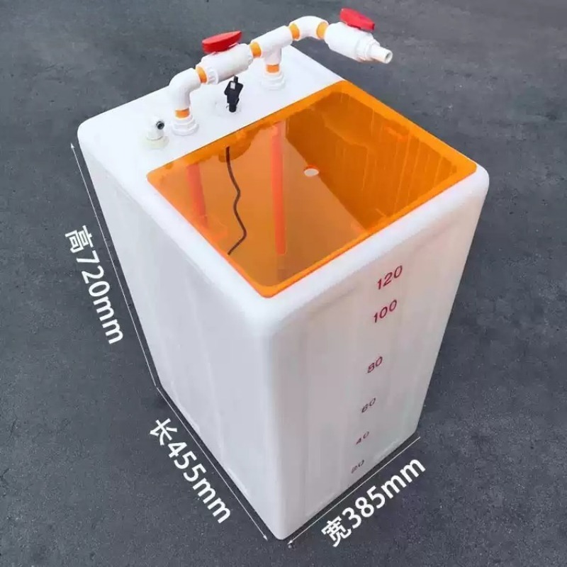 Marine Aquarium Water Change - Acrylic Cover Thickened Salt Mixing Bucket