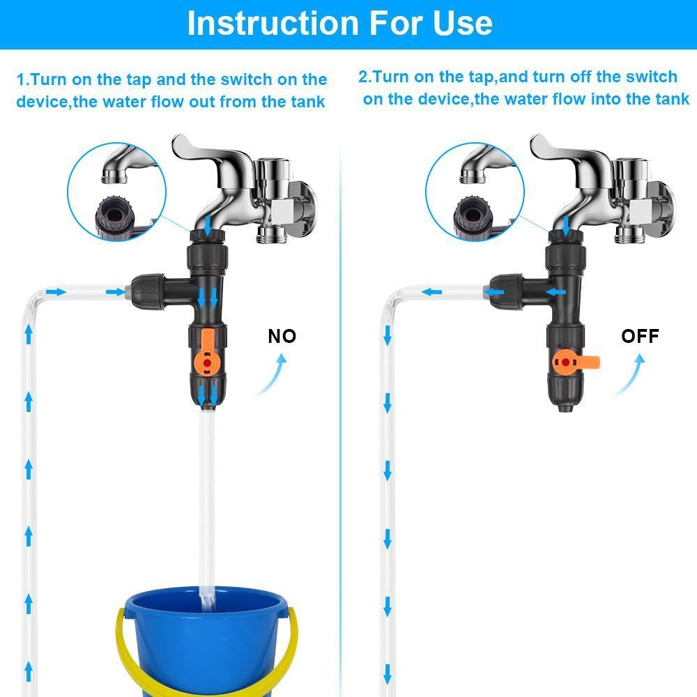 Marine Aquarium Water Change - Fish Tank Water Changer Accessory Aquarium