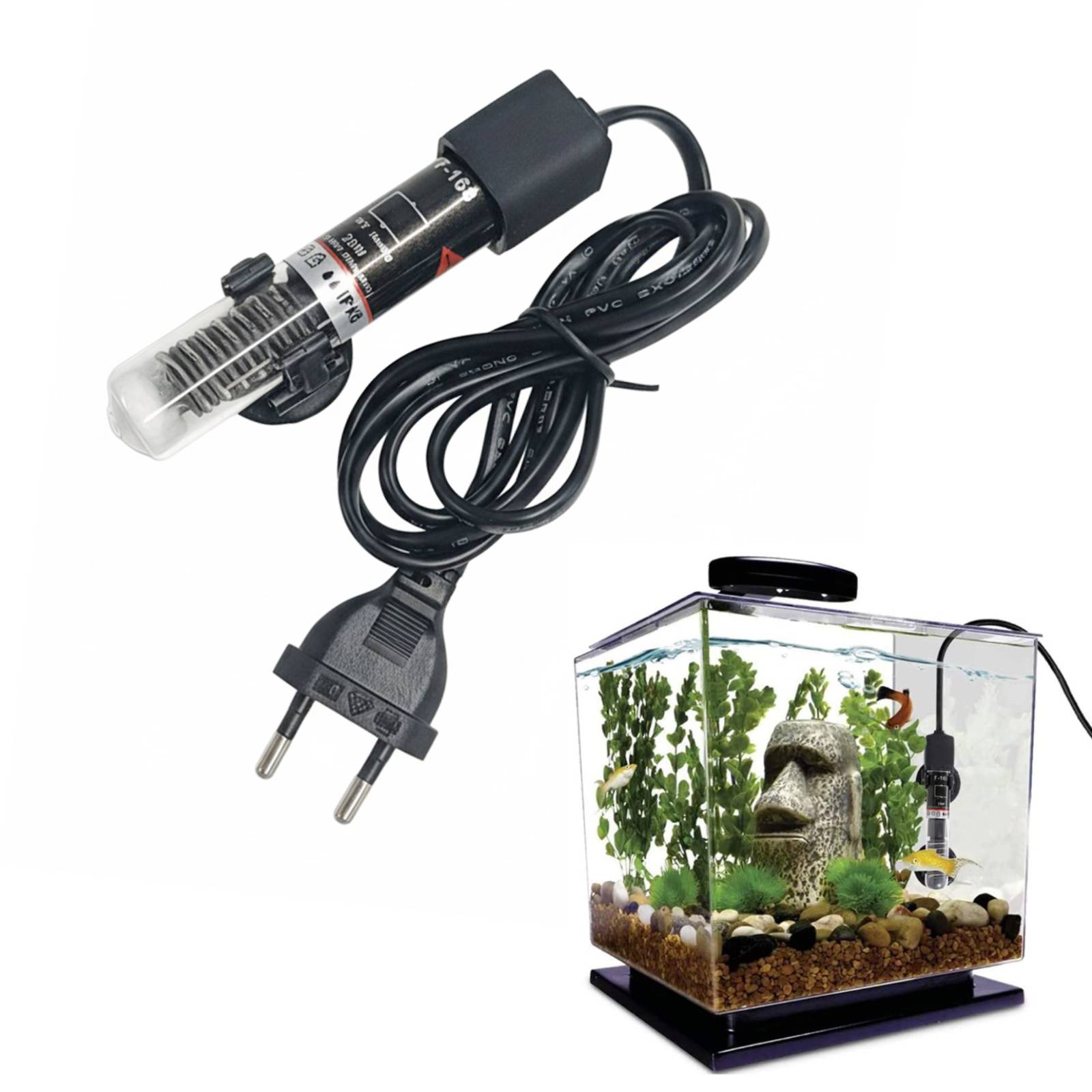 Marine Aquarium Heater - Mini Aquarium Heater Submersible Fish Tank