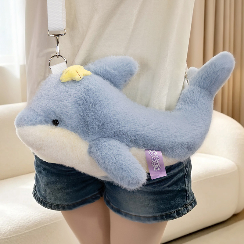 Marine Aquarium Nano - Kawaii Dolphin Plushie Backpack Soft Marine