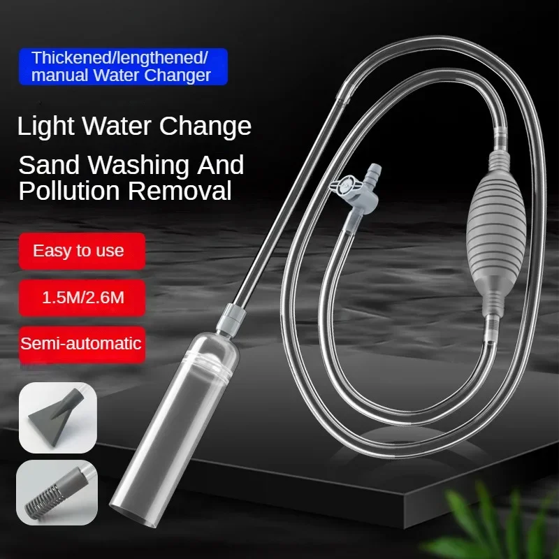Marine Aquarium Water Change - New Fish Tank Water Changer, Sand