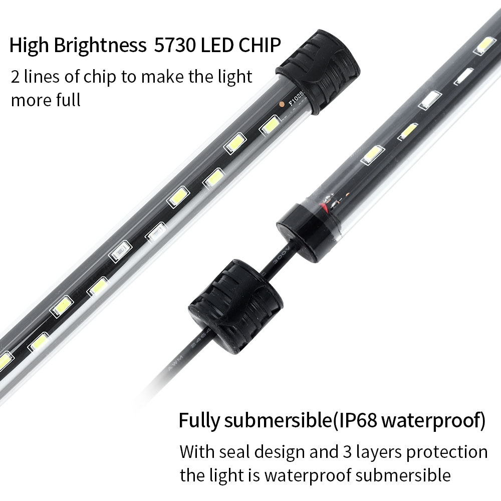 Waterproof Aquarium Lights Sub - Marine Aquarium Nano 评论和价格