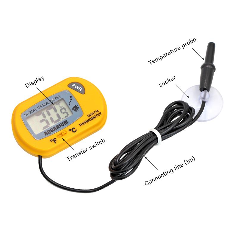 Fish Tank Thermometer LCD Digi - Marine Aquarium Heater 评论和价格