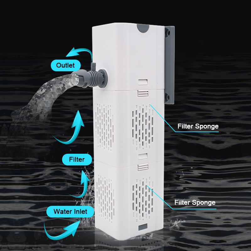 Aquarium Filter Pump Fish Tank - Marine Aquarium Nano 评论和价格