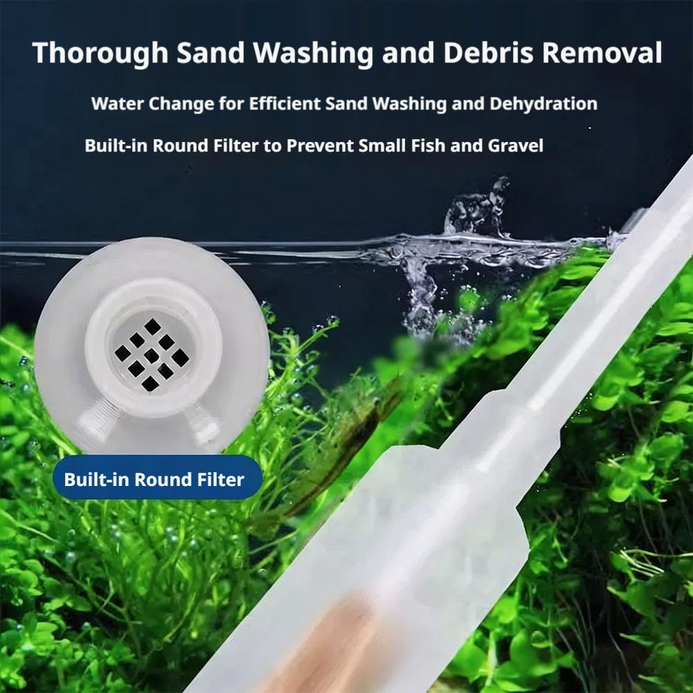 Manual Aquarium Siphon Fish Ta - Marine Aquarium Water Change 评论和价格