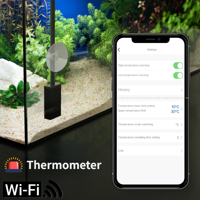 Intelligent fish tank WIFI hig - Marine Aquarium Hydrometer 评论和价格