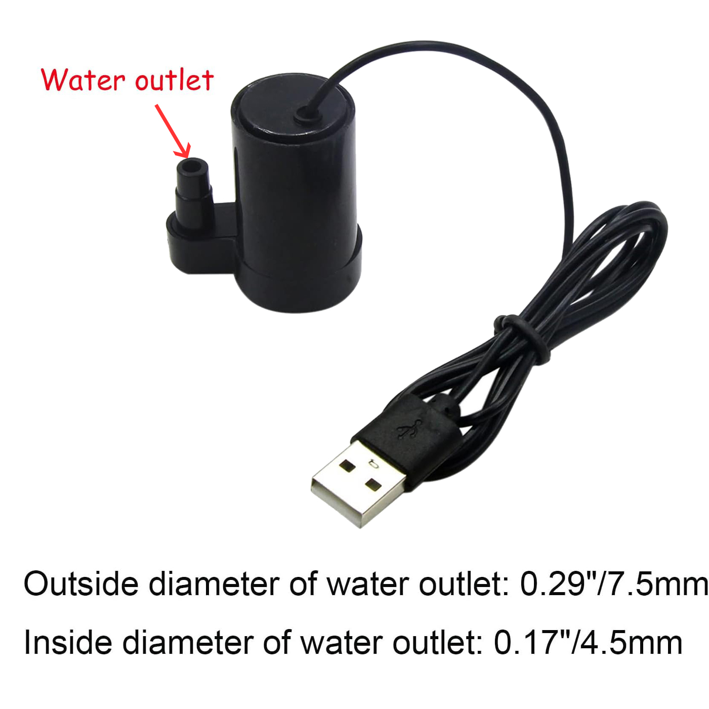 1/2pc DC 3-5V USB Micro Submer - Marine Aquarium Hydrometer 评论和价格