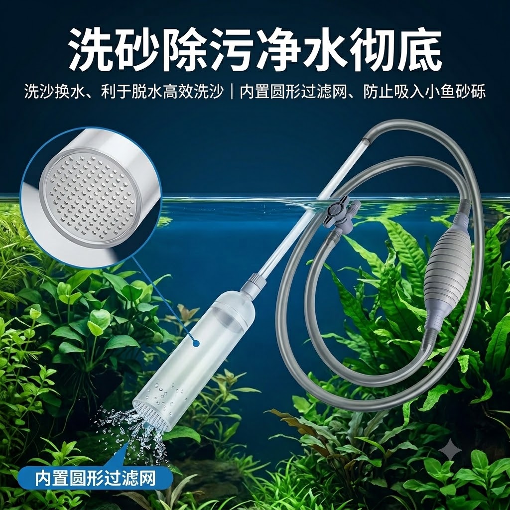 Aquarium Siphon, Manual Water  - Marine Aquarium Water Change 评论和价格