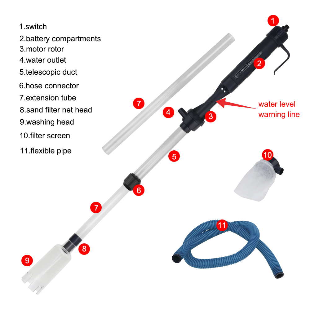 Electric Water Change Pump Gra - Marine Aquarium Water Change 评论和价格