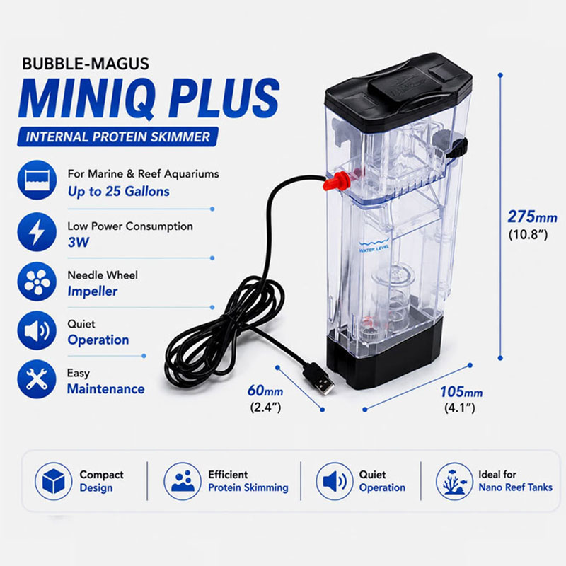 Bubble Magus MiniQ Plus Nano R - Marine Aquarium Nano 评论和价格