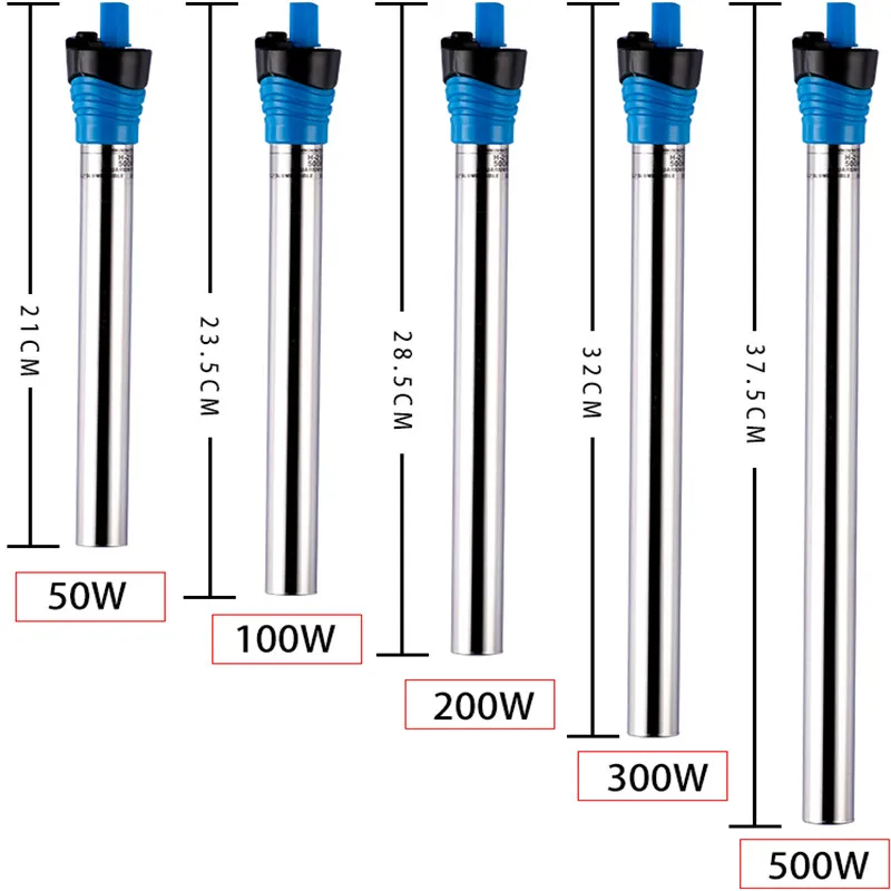 50W/100W/200W/300W/500W Submer - Marine Aquarium Heater 评论和价格