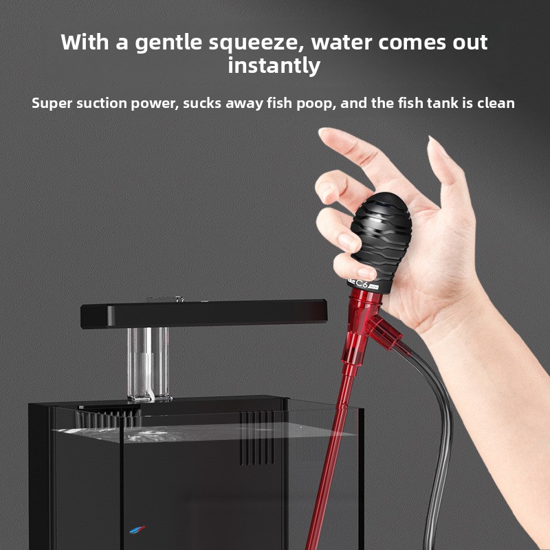 Manual Aquarium Siphon Vacuum  - Marine Aquarium Water Change 评论和价格