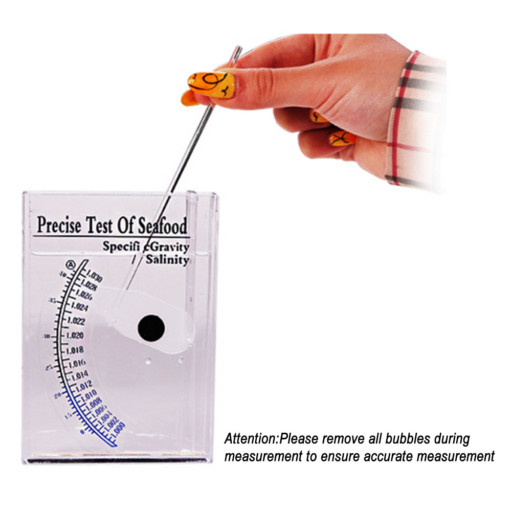 Salinity Meter Seawater Aquacu - Marine Aquarium Hydrometer 评论和价格