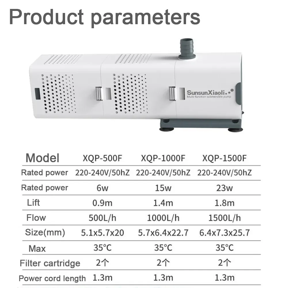 3 In 1 Aquarium Filter Pump Aq - Marine Aquarium Nano 评论和价格