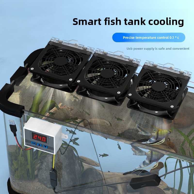 USB Smart Silent Cooling Fan A - Marine Aquarium Chiller 评论和价格