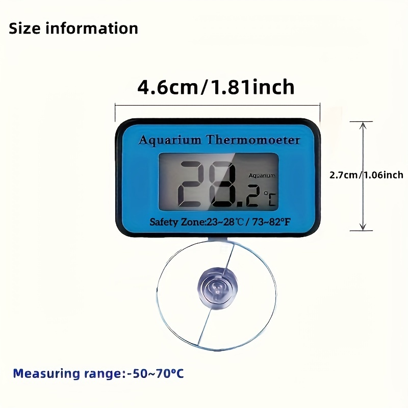 LCD Digital Aquarium Thermomet - Marine Aquarium Hydrometer 评论和价格