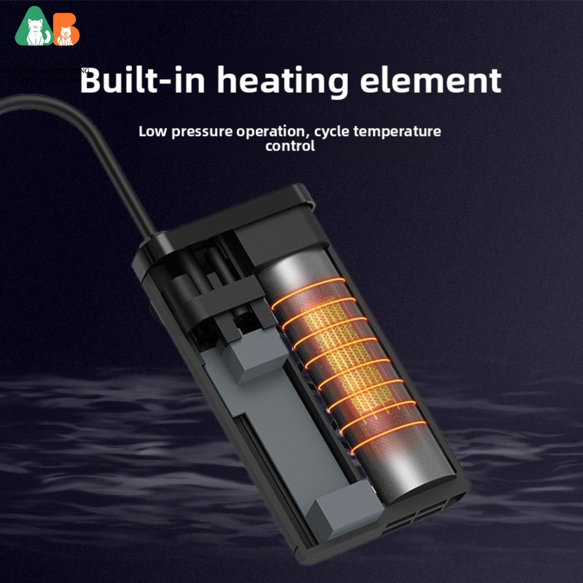 ATUBAN15-50W Submersible Digit - Marine Aquarium Heater 评论和价格
